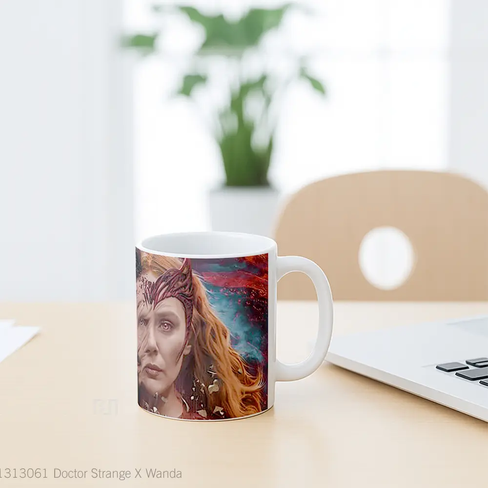 Mug Doctor Strange X Wanda Gelas Superhero - All-side / Desain