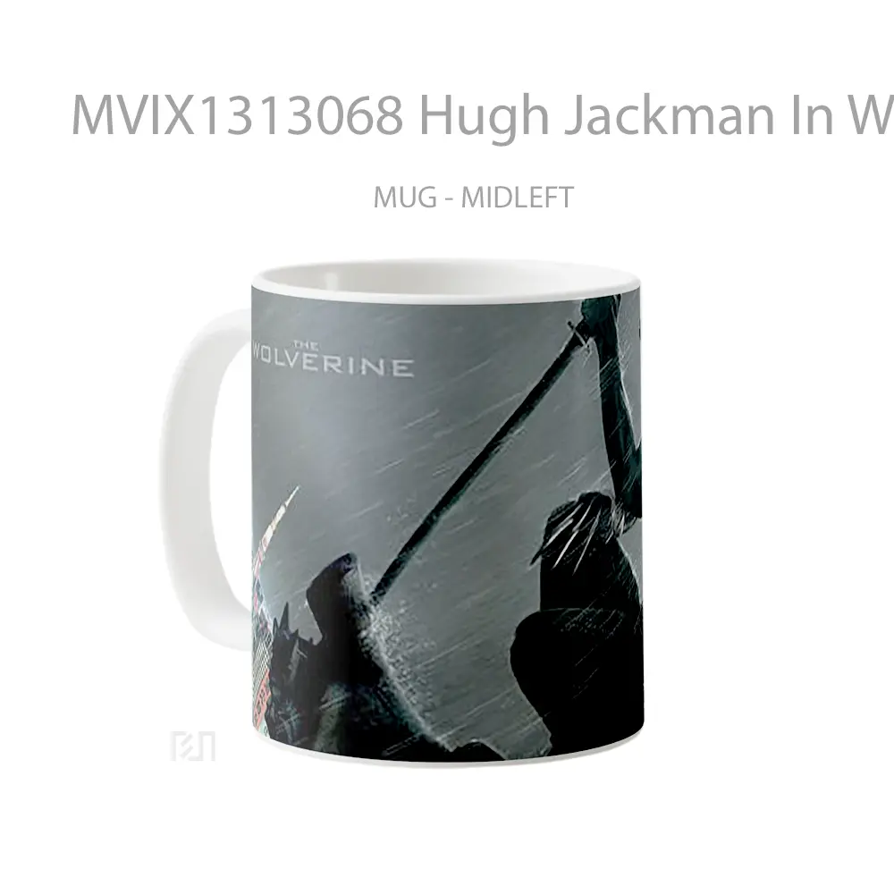 Mug Hugh Jackman In Wolverine Gelas Superhero - All-side / Desain