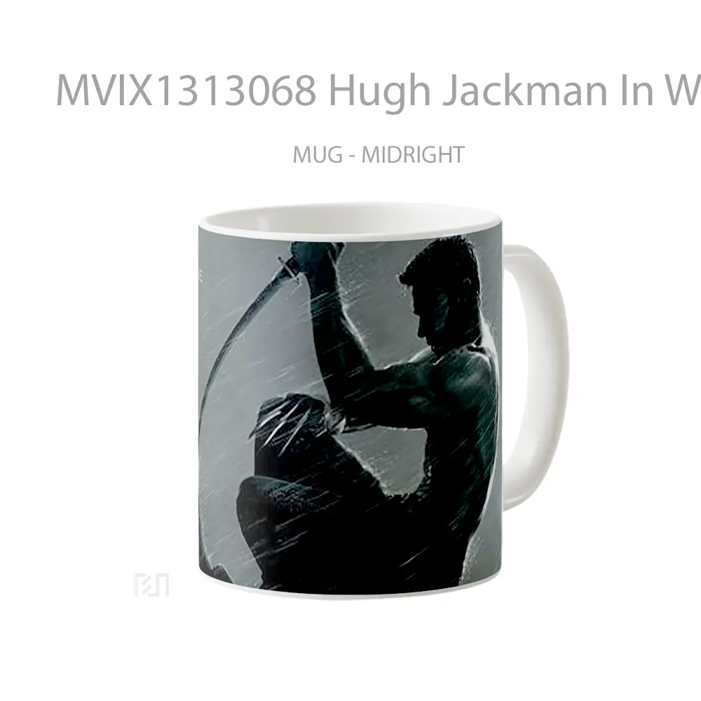 Mug Hugh Jackman In Wolverine Gelas Superhero - All-side / Desain