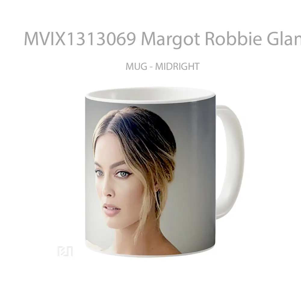 Mug Margot Robbie Glammour Gelas Keramik Unik - All-side / Desain