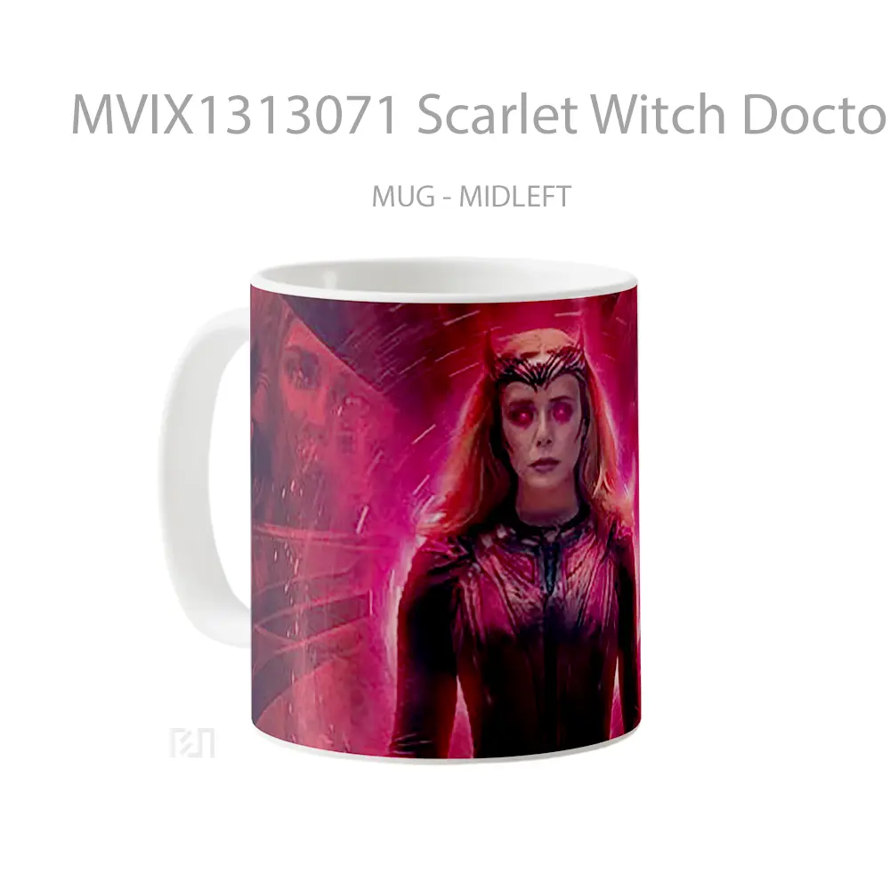 Mug Scarlet Witch Doctor Strange Multiverse Of Madness Gelas Superhero - All-side / Desain