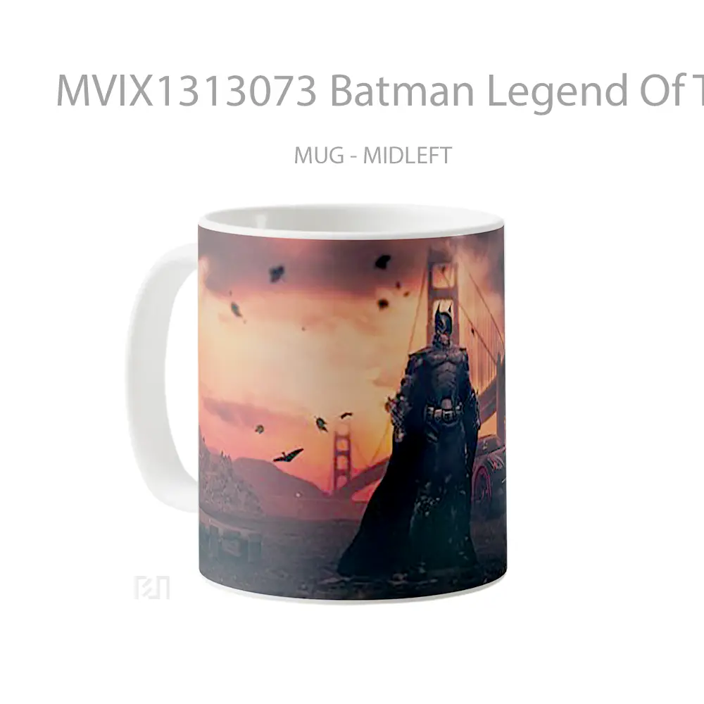 Mug Batman Legend Of The Dark Knight Gelas Superhero - All-side / Desain