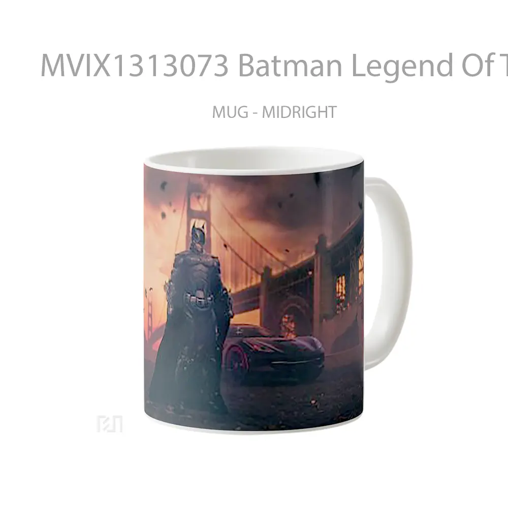 Mug Batman Legend Of The Dark Knight Gelas Superhero - All-side / Desain