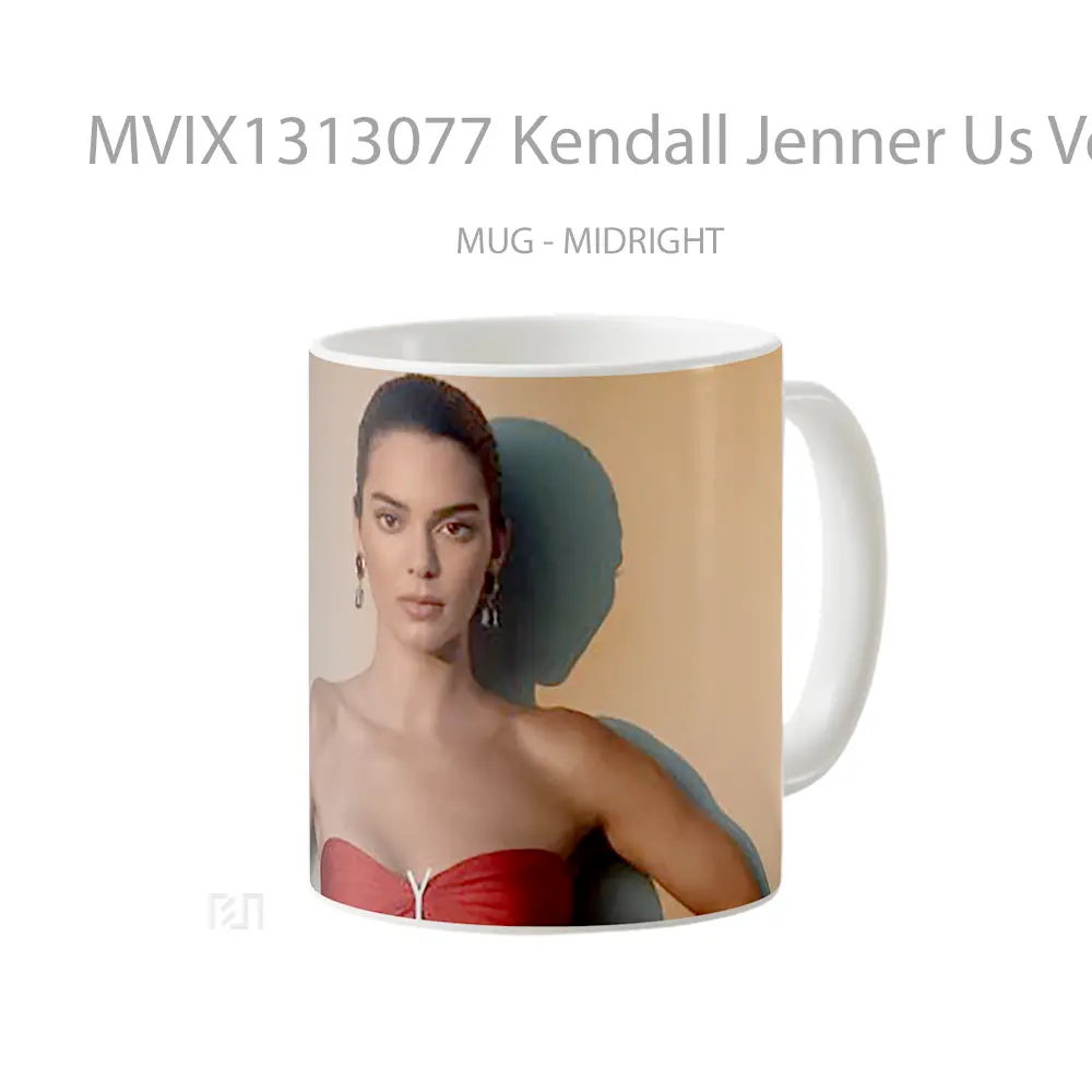 Mug Kendall Jenner Us Vogue Gelas Selebriti - All-side / Desain