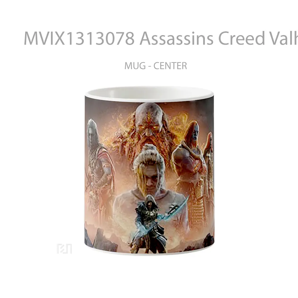 Mug Assassins Creed Valhalla Dawn Of Ragnarok Cangkir Gamer