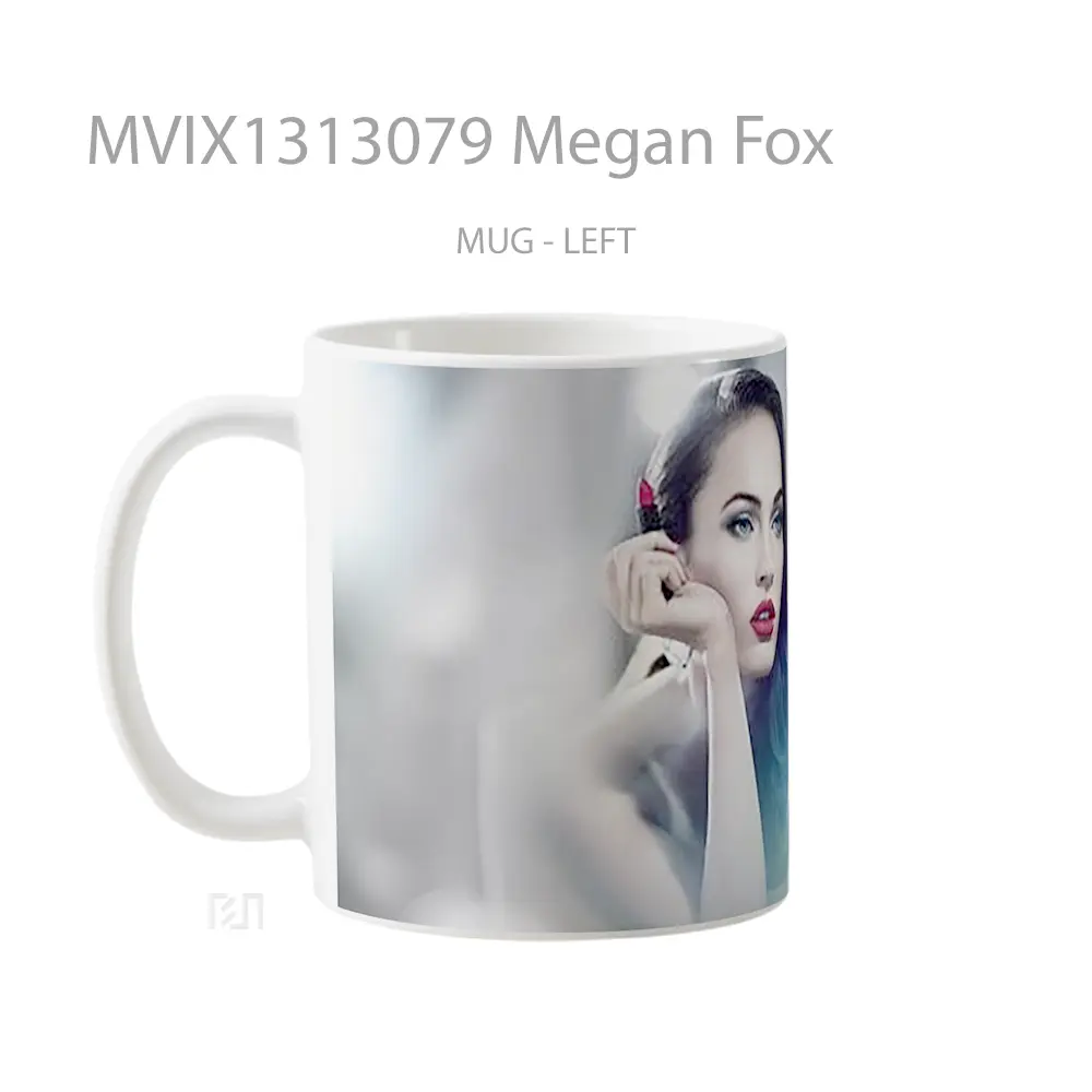 Mug Megan Fox Gelas Selebriti - All-side / Desain