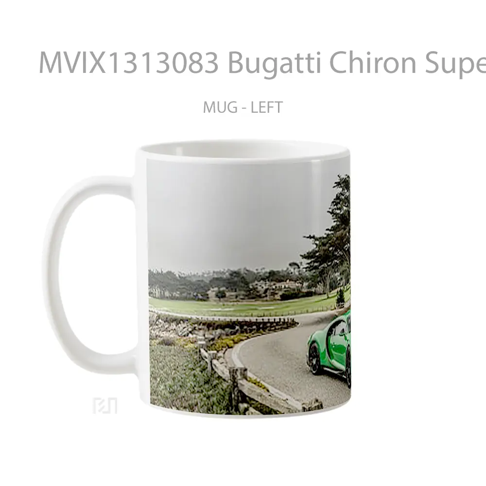 Mug Bugatti Chiron Super Sport L7 Cangkir Mobil - All-side / Desain
