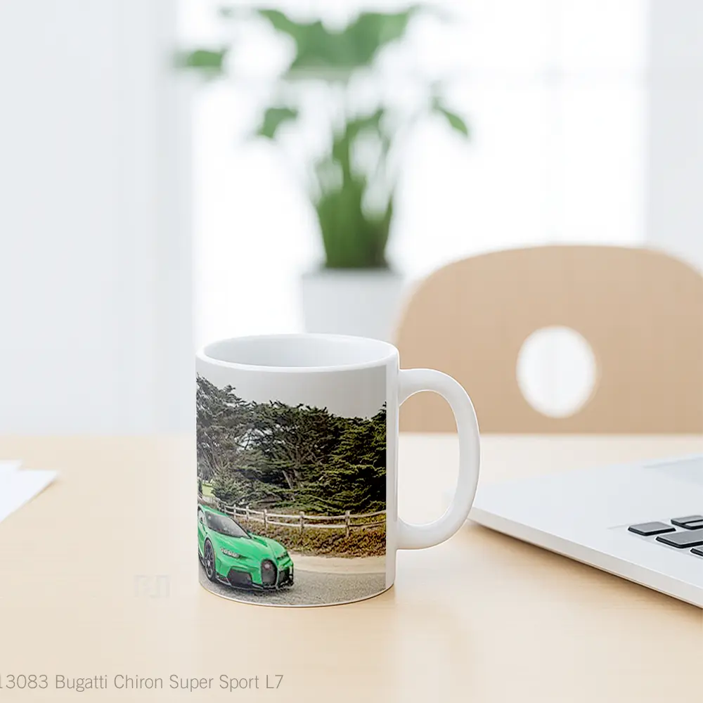 Mug Bugatti Chiron Super Sport L7 Cangkir Mobil - All-side / Desain