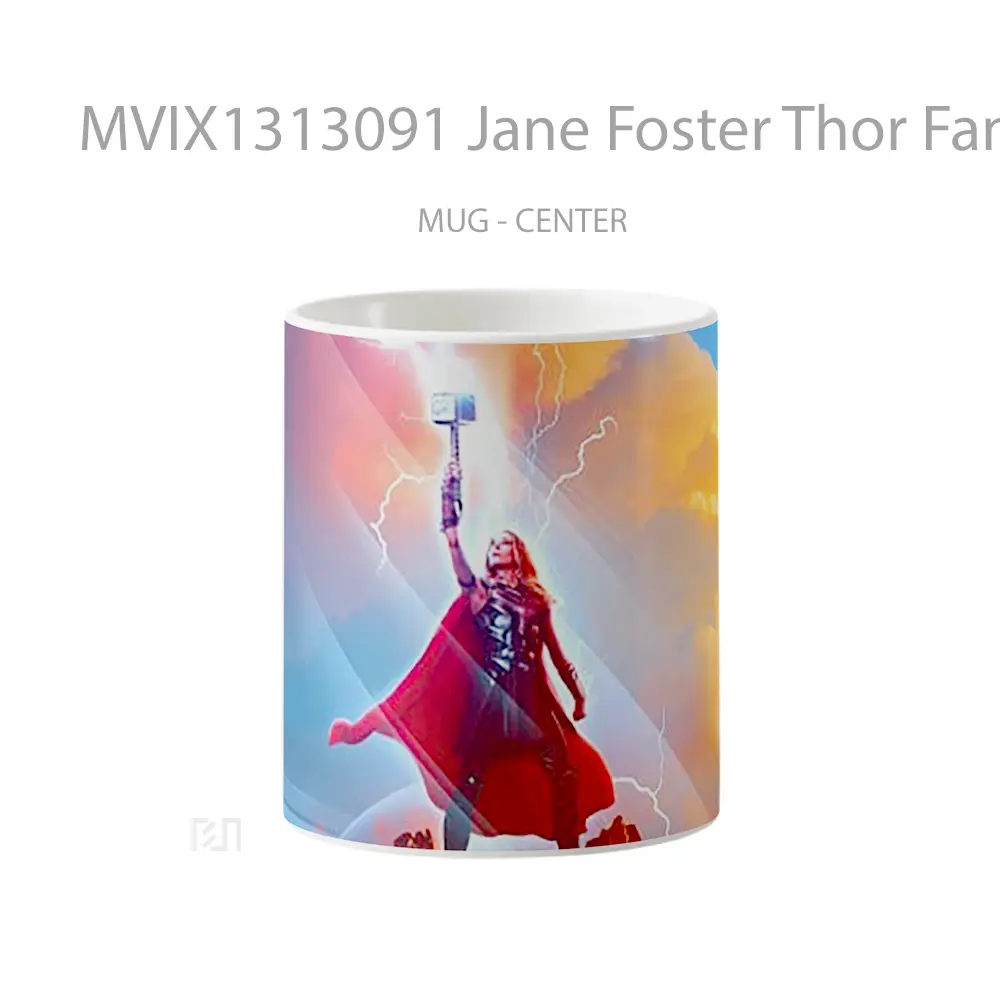 Mug Jane Foster Thor Fanart Gelas Superhero