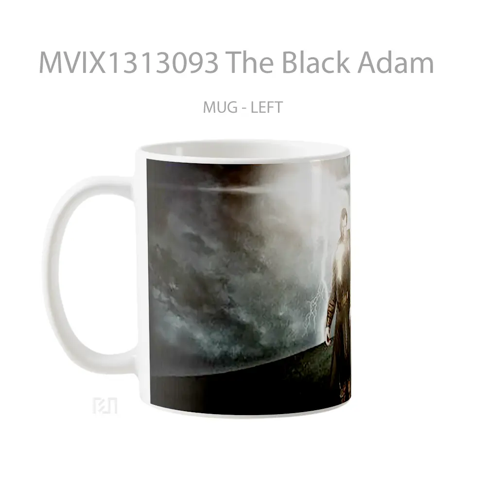 Mug The Black Adam Gelas Keramik Unik - All-side / Desain