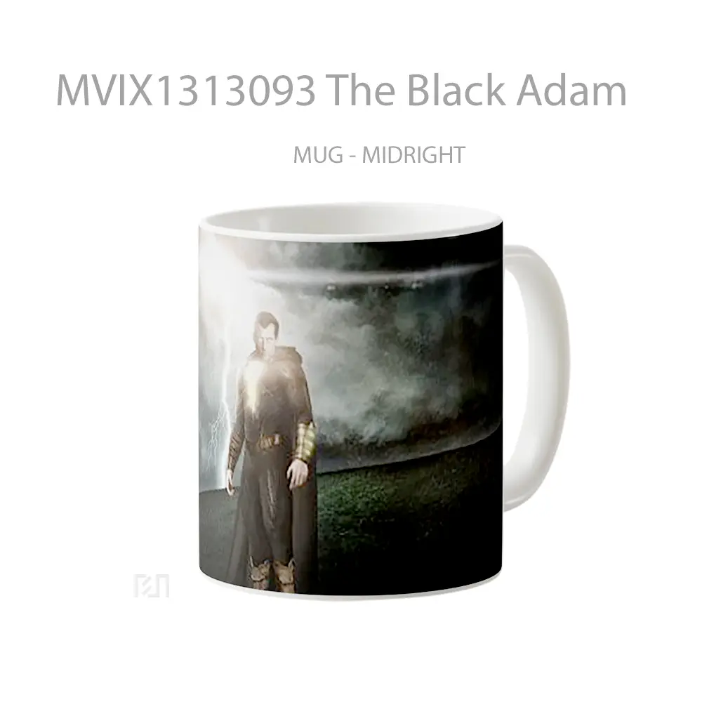 Mug The Black Adam Gelas Keramik Unik - All-side / Desain