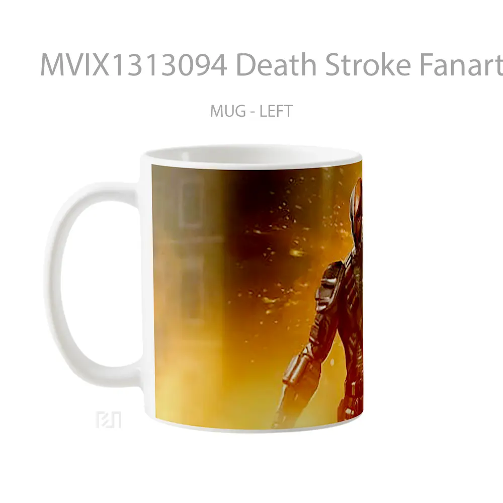 Mug Death Stroke Fanart Gelas Keramik Unik - All-side / Desain