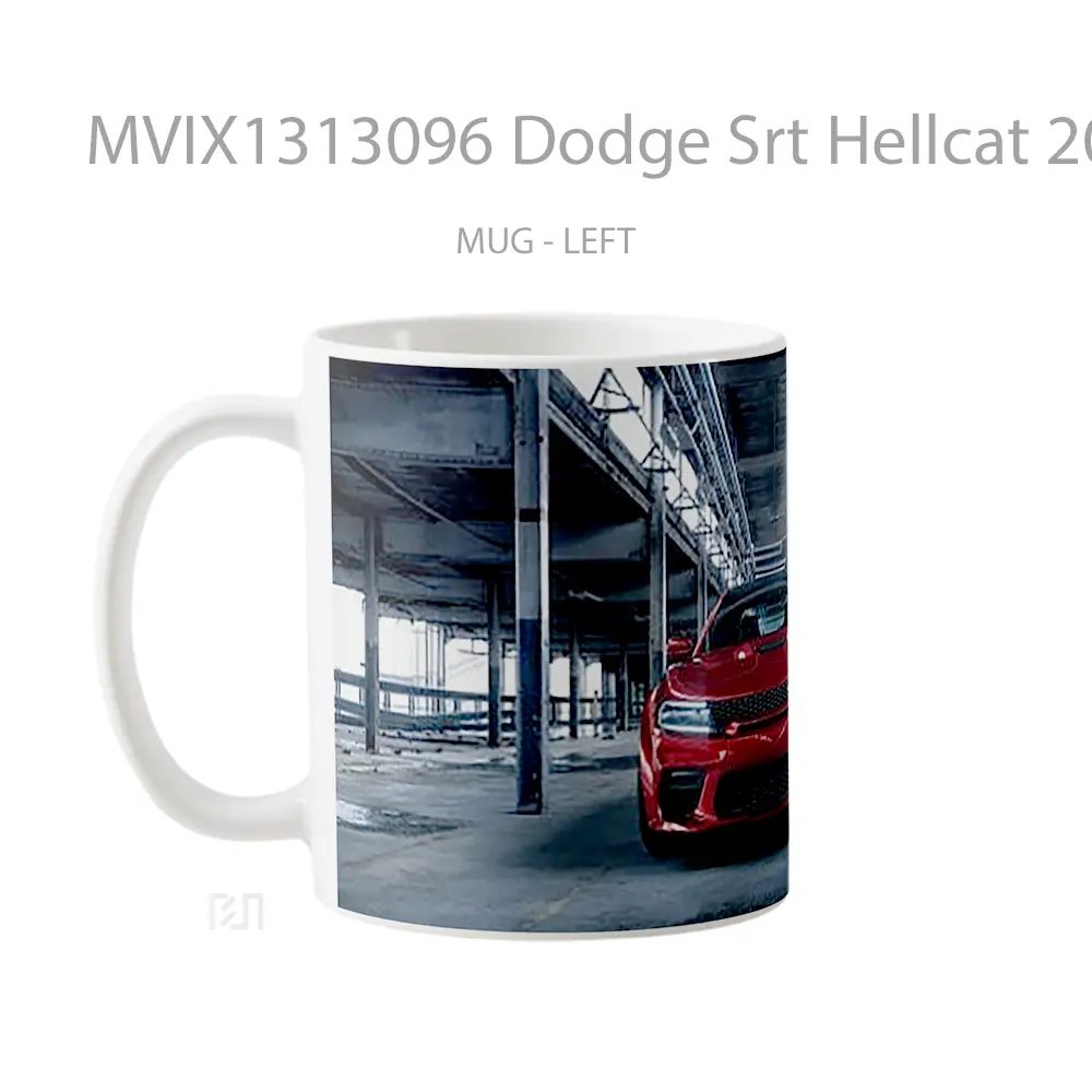 Mug Dodge Srt Hellcat 2022 Gelas Keramik Unik - All-side / Desain