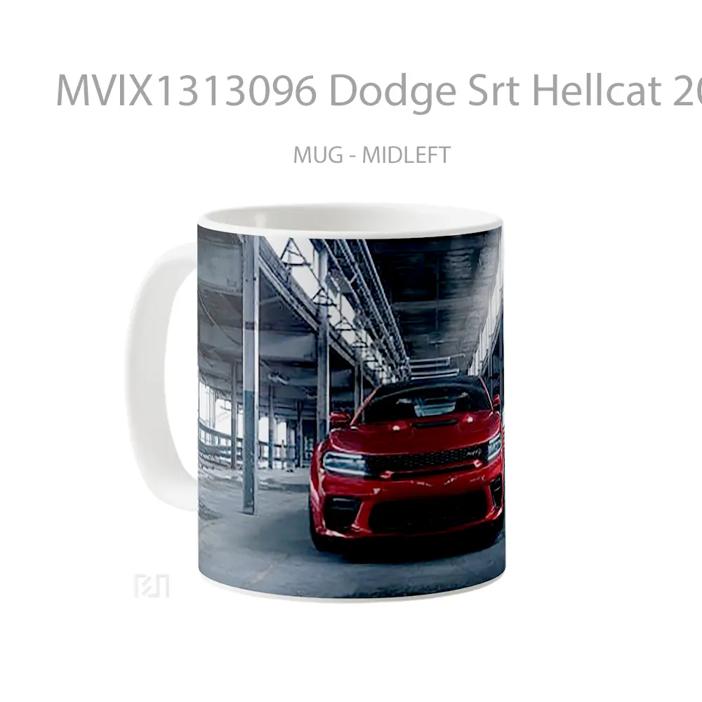 Mug Dodge Srt Hellcat 2022 Gelas Keramik Unik - All-side / Desain