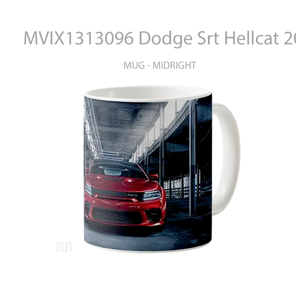 Mug Dodge Srt Hellcat 2022 Gelas Keramik Unik - All-side / Desain