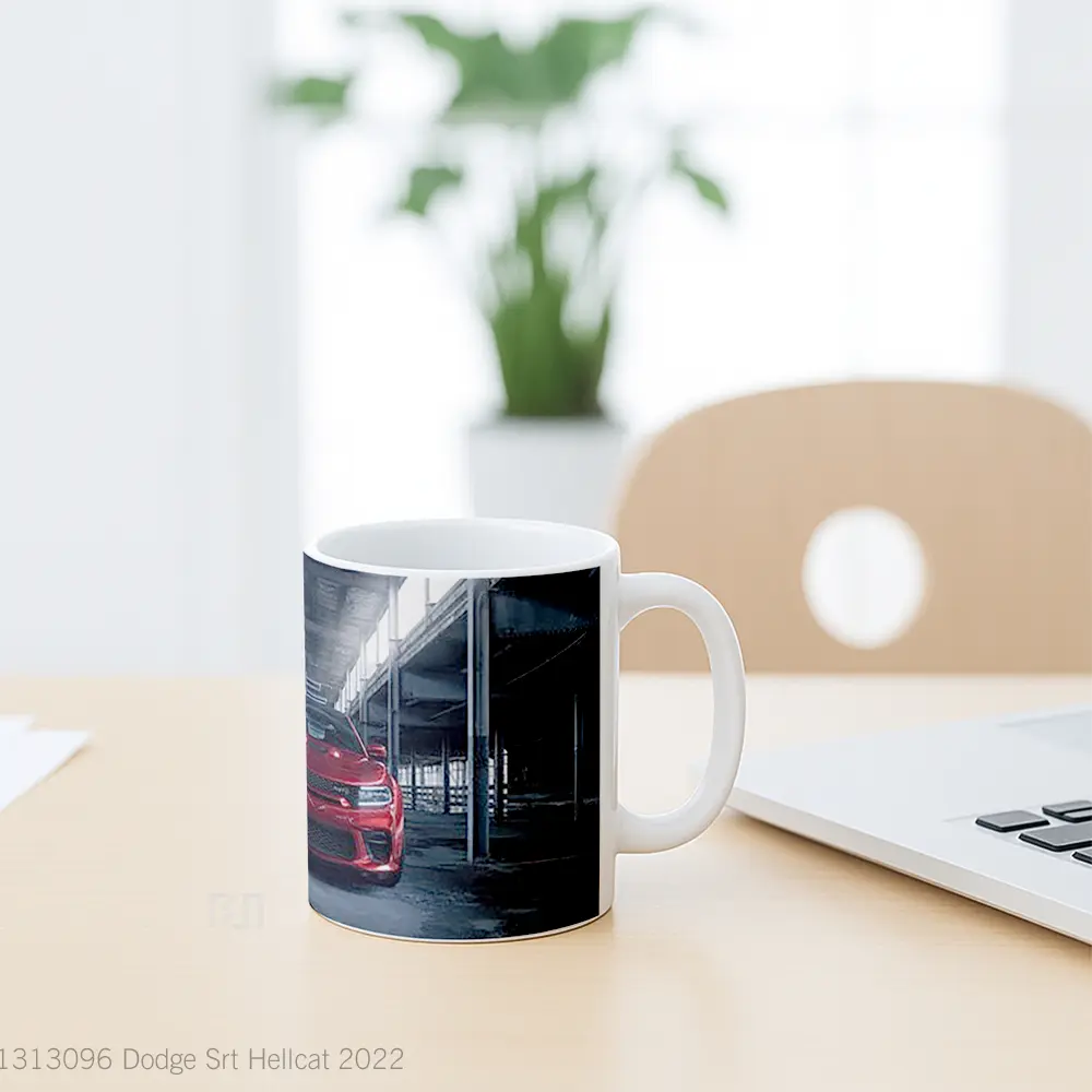 Mug Dodge Srt Hellcat 2022 Gelas Keramik Unik - All-side / Desain