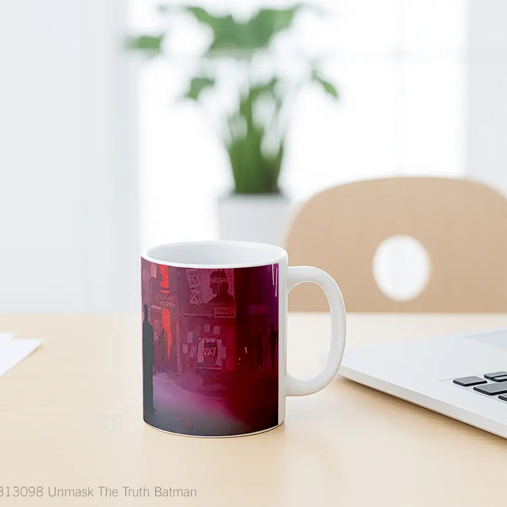 Mug Unmask The Truth Batman Gelas Superhero - All-side / Desain