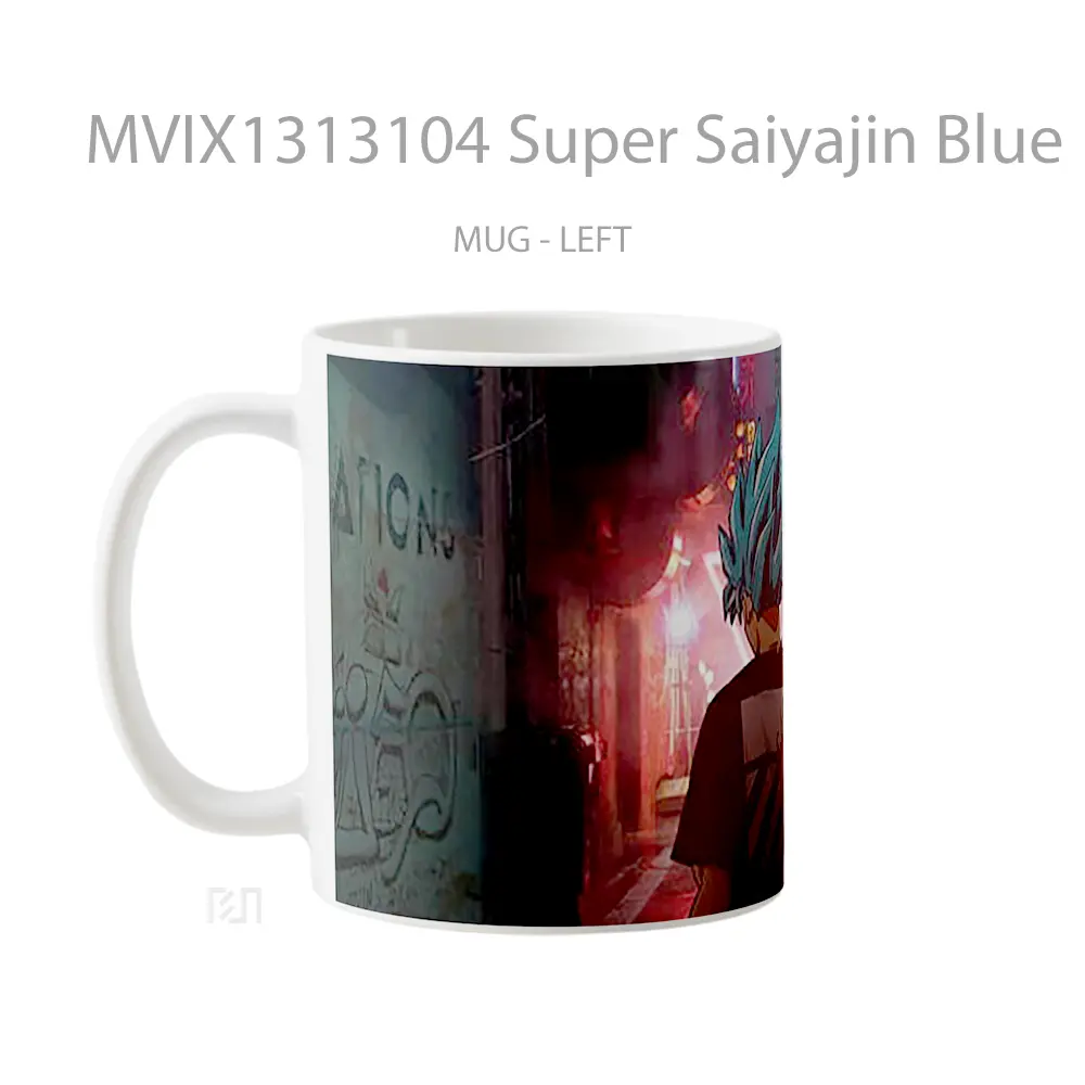 Mug Super Saiyajin Blue Gelas Keramik Unik - All-side / Desain
