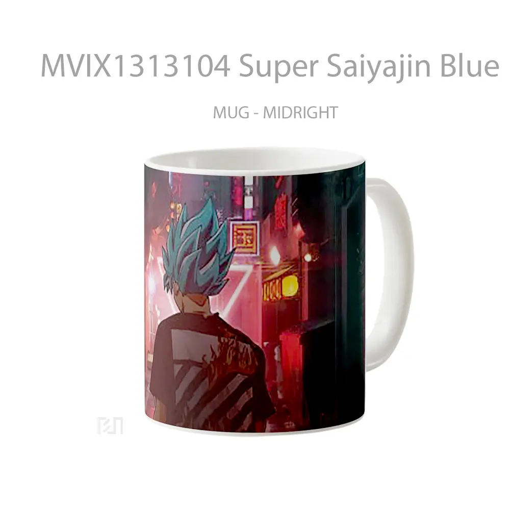 Mug Super Saiyajin Blue Gelas Keramik Unik - All-side / Desain