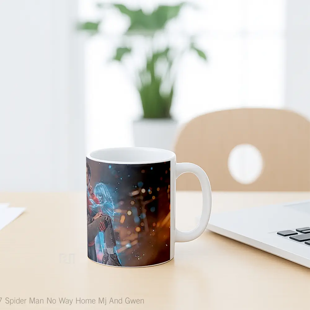 Mug Spider Man No Way Home Mj And Gwen Gelas Superhero - All-side / Desain