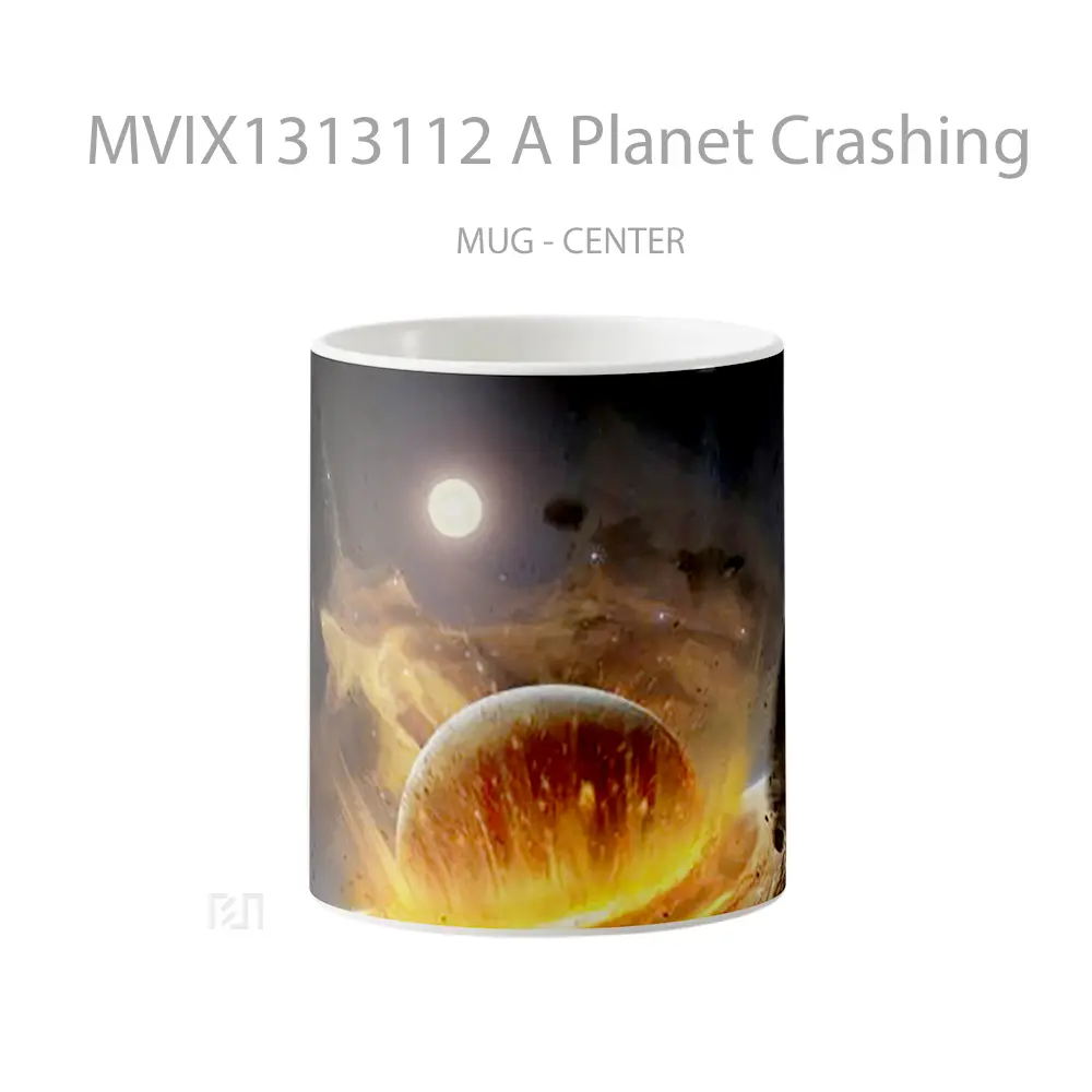 Mug A Planet Crashing Gelas Astronomi
