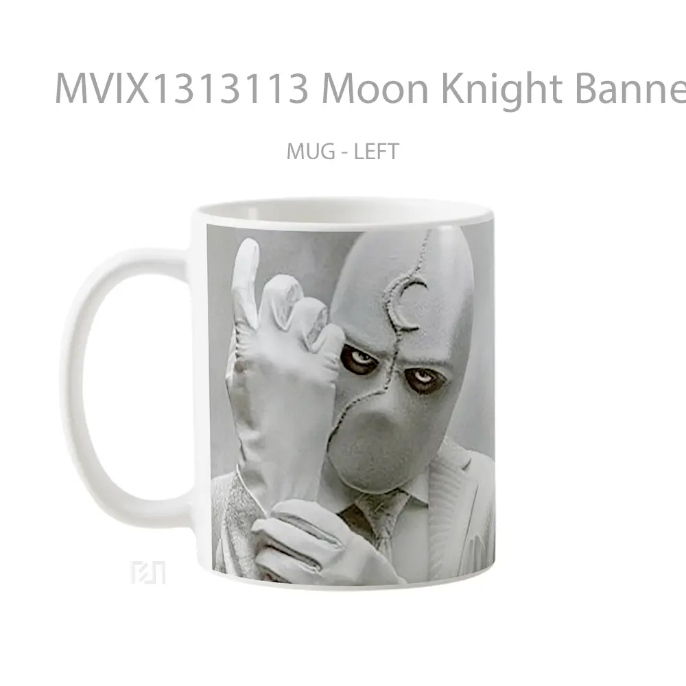 Mug Moon Knight Banner Gelas Fantasi - All-side / Desain