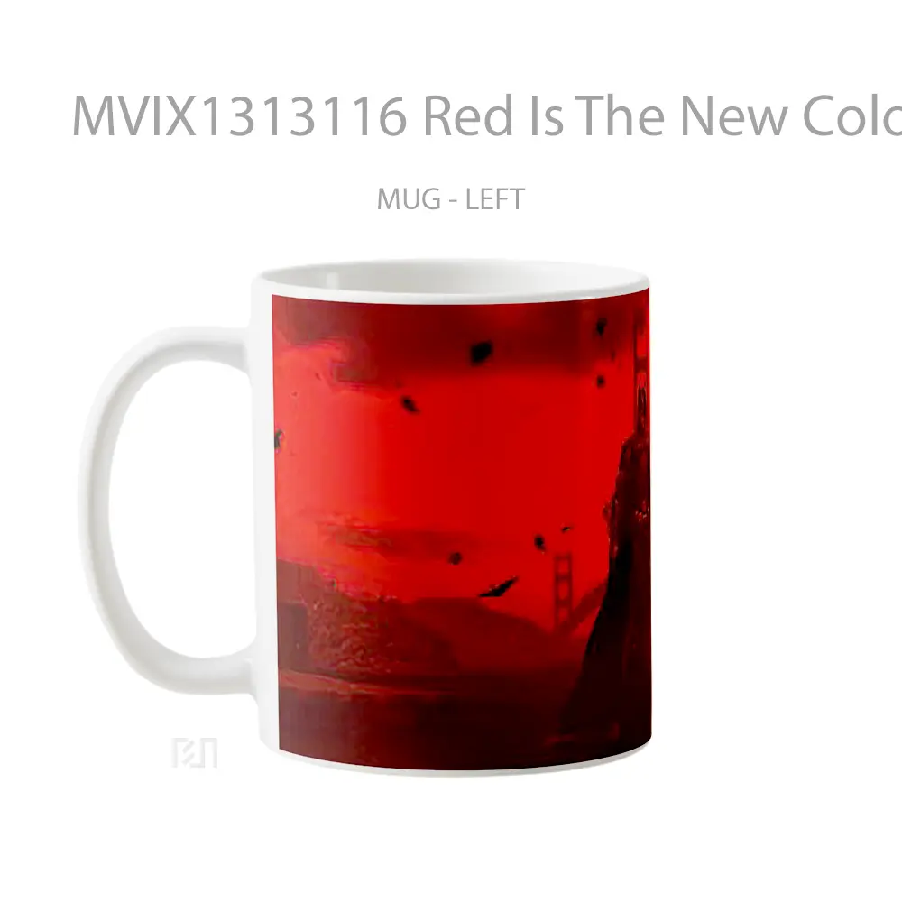 Mug Red Is The New Colour Batman Gelas Superhero - All-side / Desain