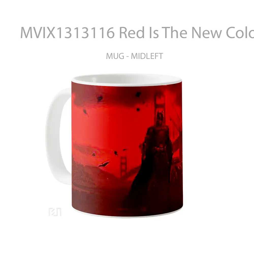 Mug Red Is The New Colour Batman Gelas Superhero - All-side / Desain