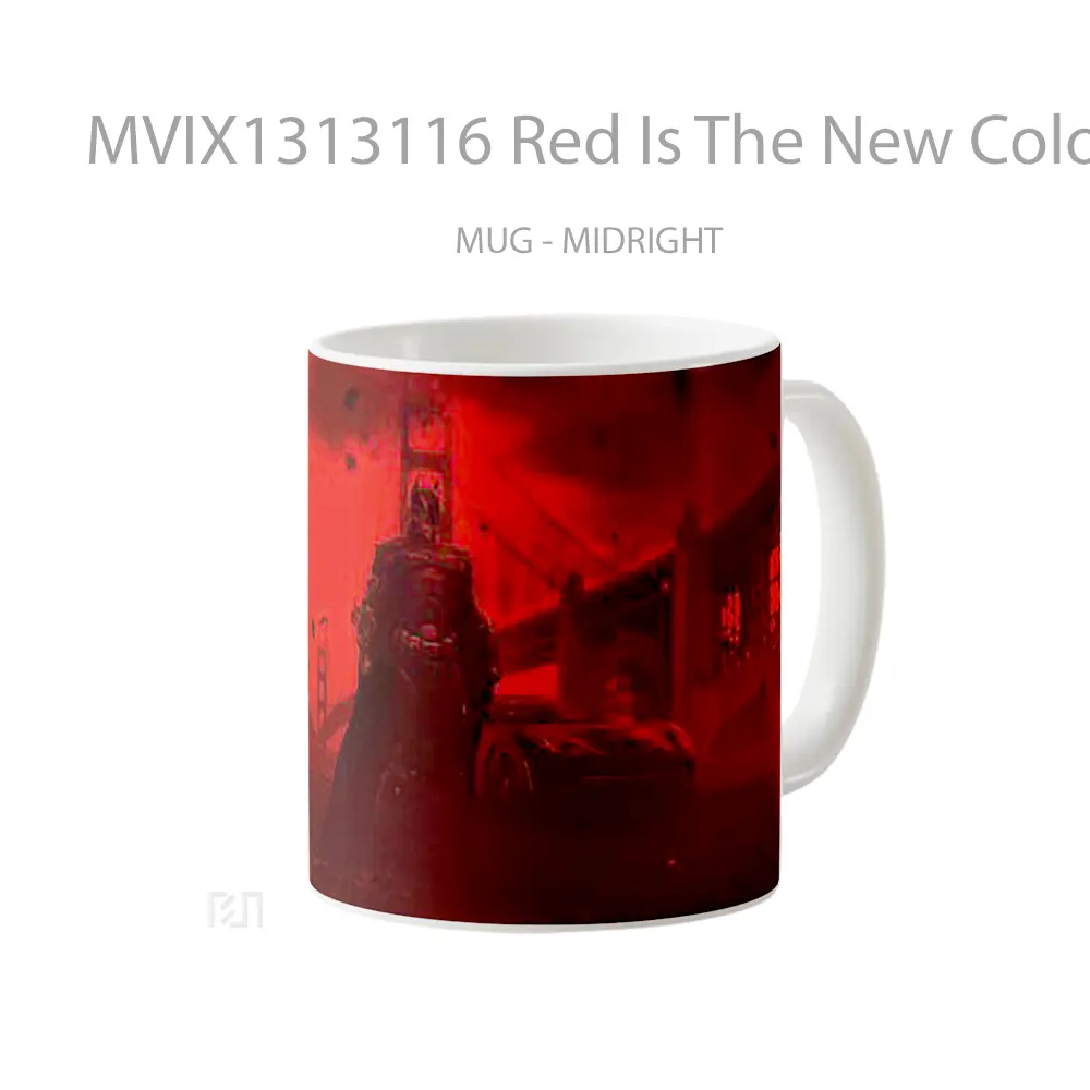 Mug Red Is The New Colour Batman Gelas Superhero - All-side / Desain
