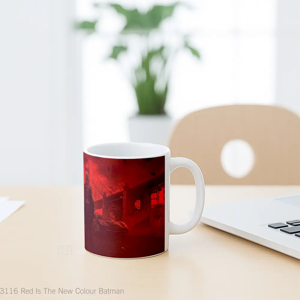 Mug Red Is The New Colour Batman Gelas Superhero - All-side / Desain