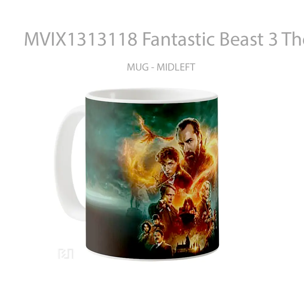 Mug Fantastic Beast 3 The Secrets Of Dumbledore Gelas Keramik Unik - All-side / Desain