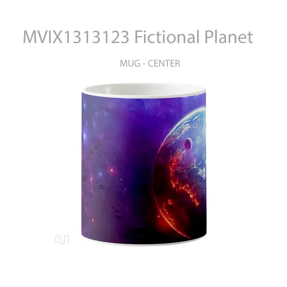 Mug Fictional Planet Gelas Astronomi