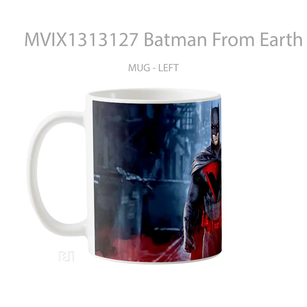 Mug Batman From Earth 2 Gelas Superhero - All-side / Desain