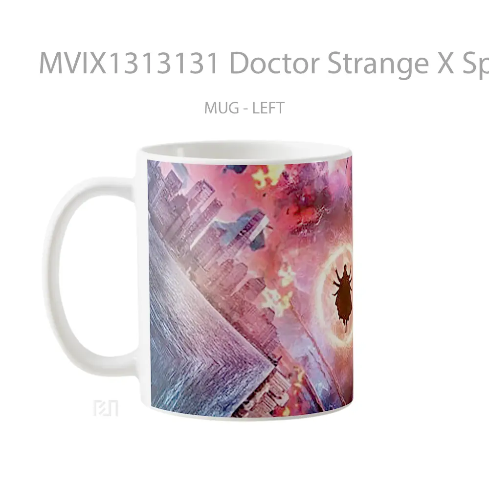 Mug Doctor Strange X Spider Man No Way Home Gelas Superhero - All-side / Desain