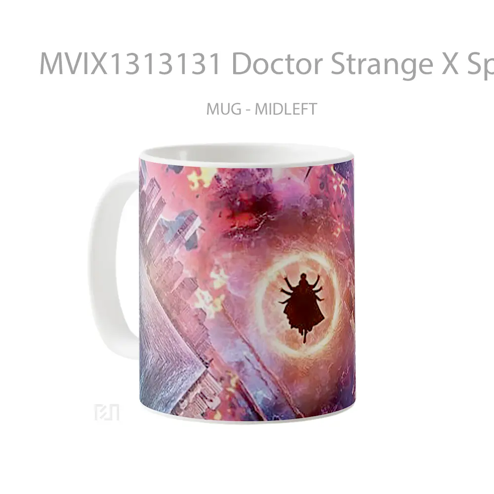 Mug Doctor Strange X Spider Man No Way Home Gelas Superhero - All-side / Desain
