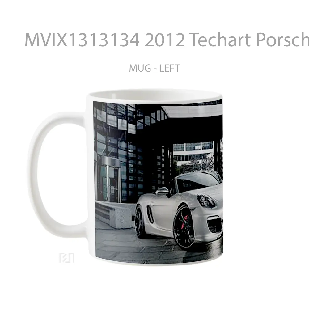 Mug 2012 Techart Porsche Boxster Cangkir Mobil - All-side / Desain