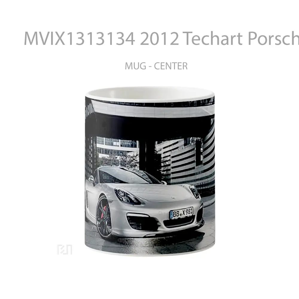 Mug 2012 Techart Porsche Boxster Cangkir Mobil