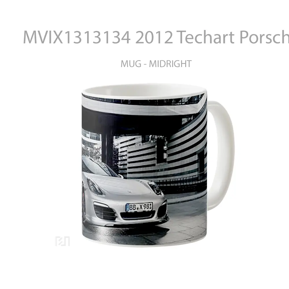 Mug 2012 Techart Porsche Boxster Cangkir Mobil - All-side / Desain
