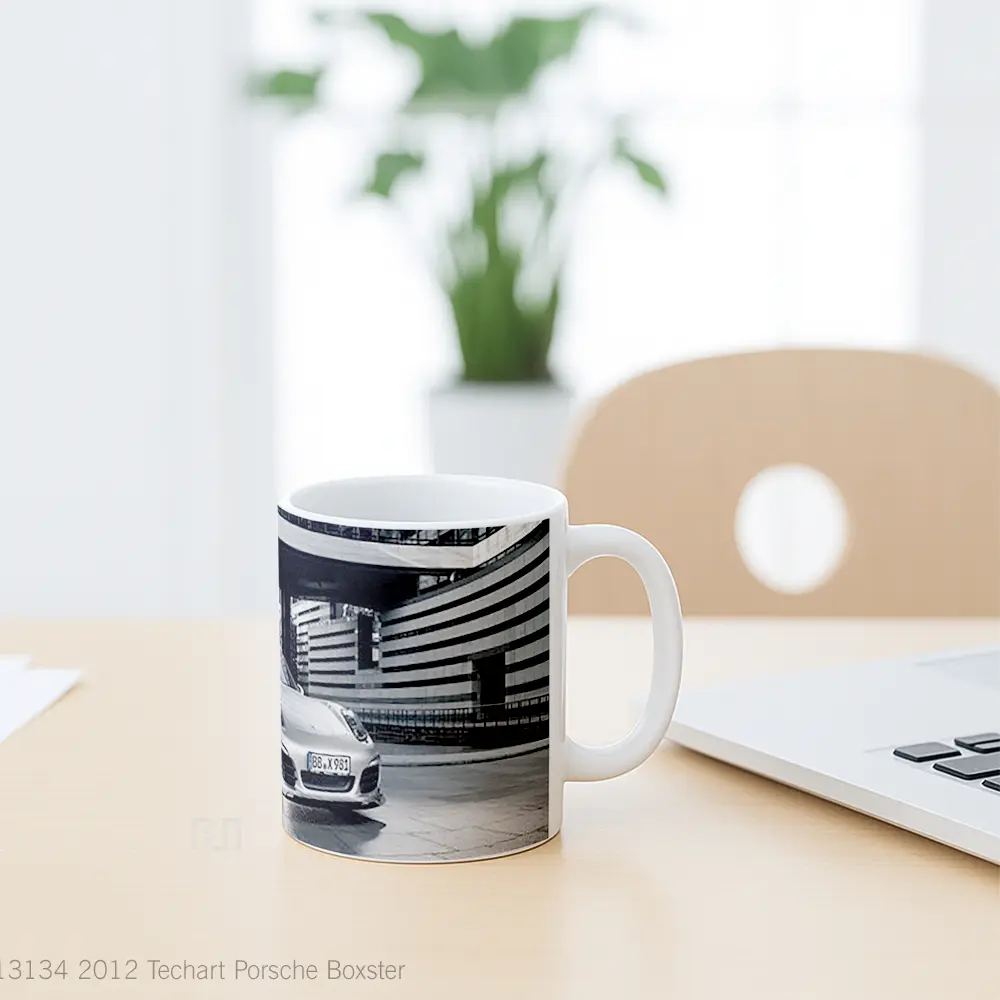 Mug 2012 Techart Porsche Boxster Cangkir Mobil - All-side / Desain