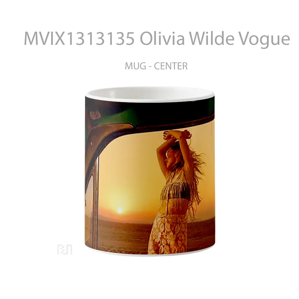 Mug Olivia Wilde Vogue Gelas Selebriti
