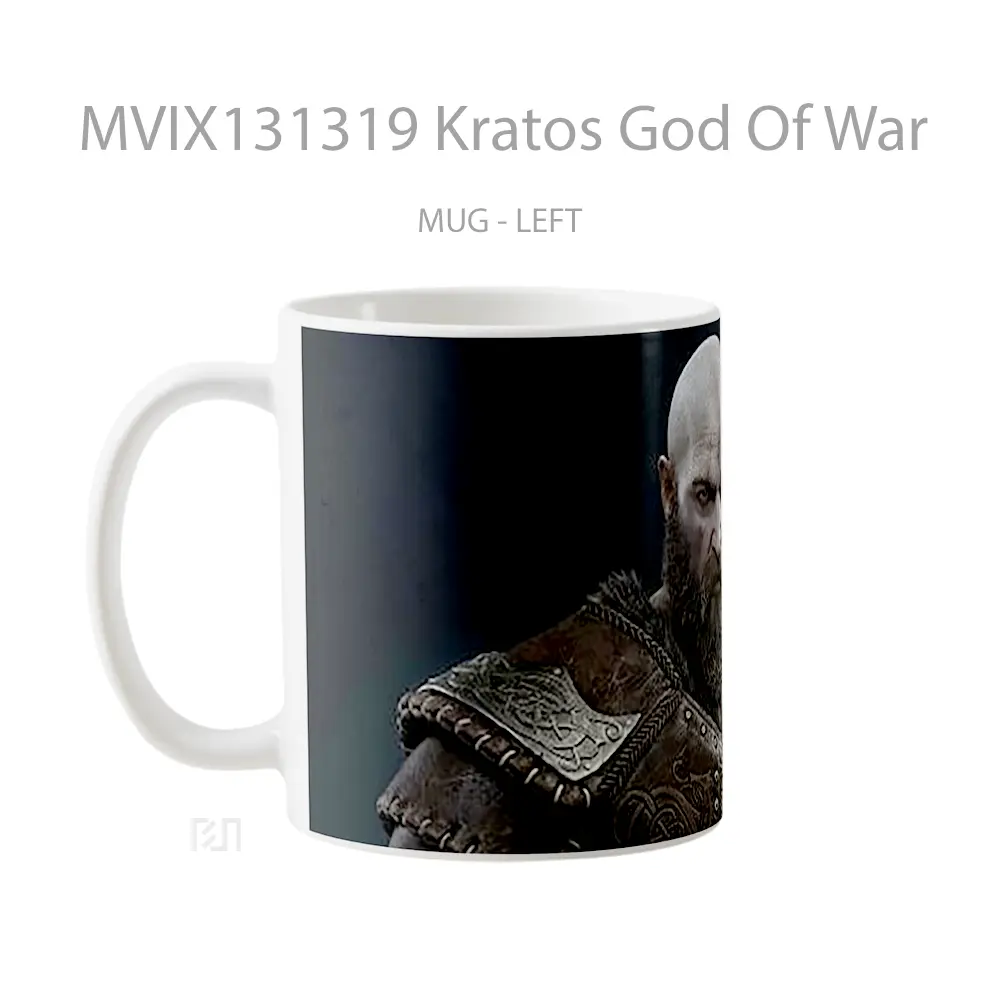 Mug Kratos God Of War Gelas Keramik Unik - All-side / Desain