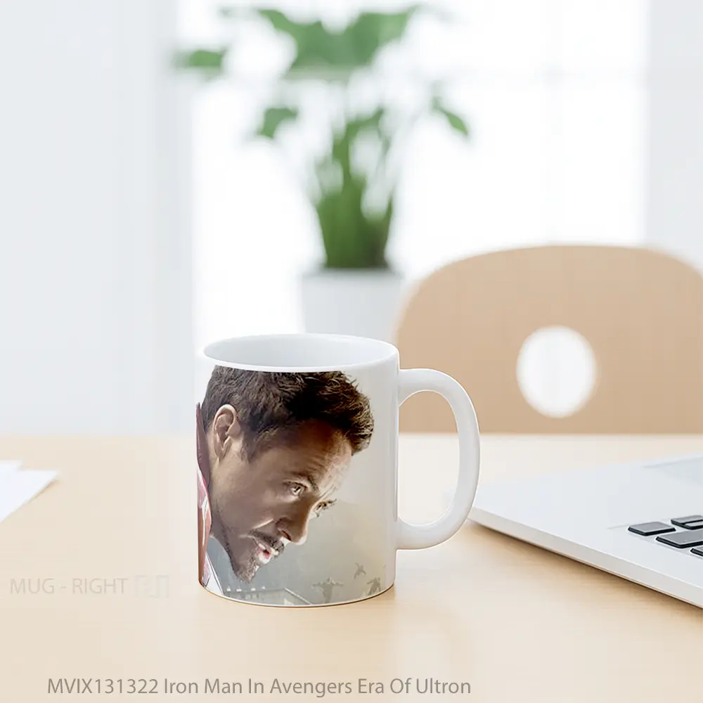 Mug Iron Man In Avengers Era Of Ultron Gelas Superhero - All-side / Desain