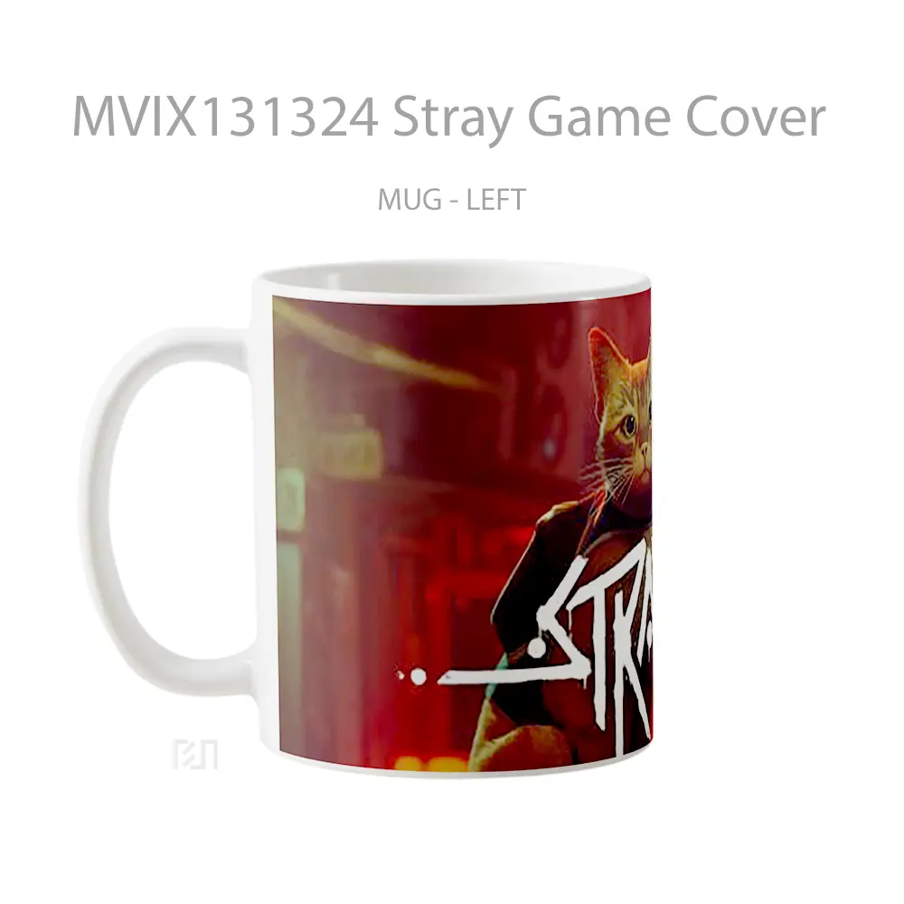 Mug Stray Game Cover Cangkir Gamer - All-side / Desain
