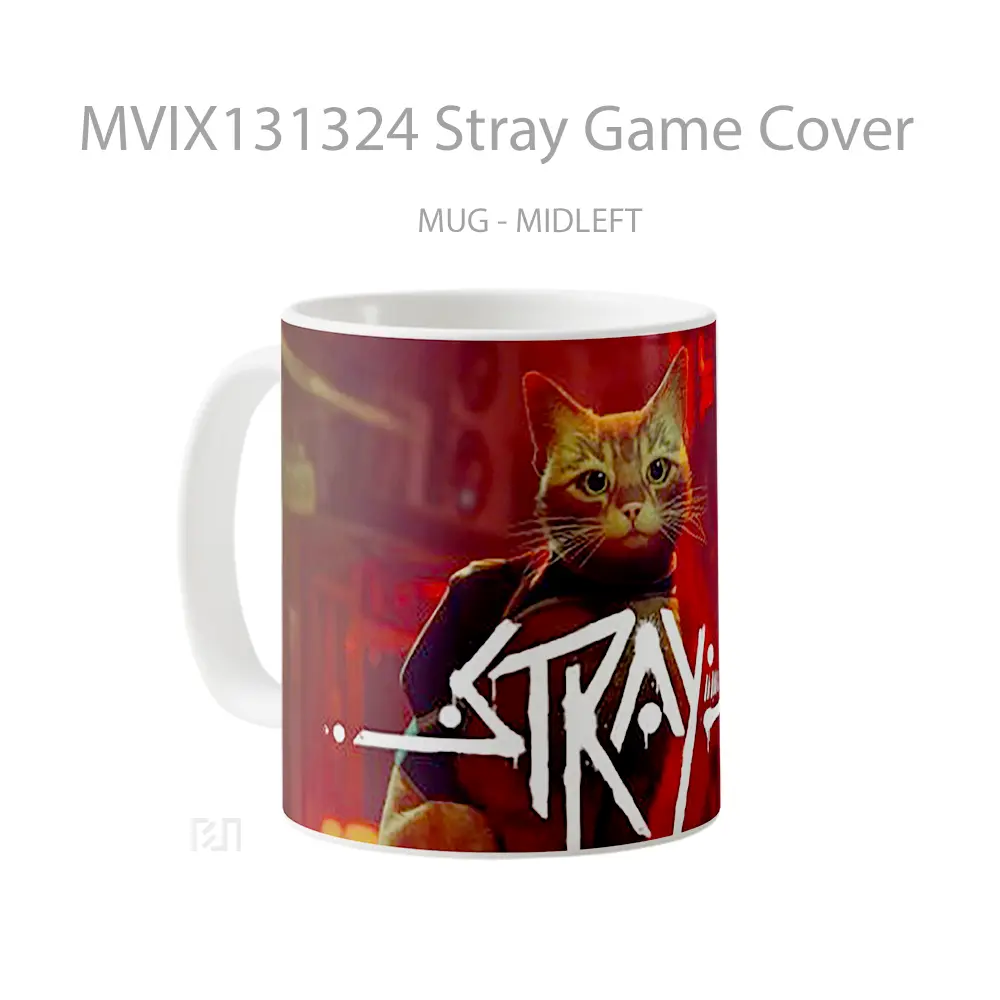 Mug Stray Game Cover Cangkir Gamer - All-side / Desain