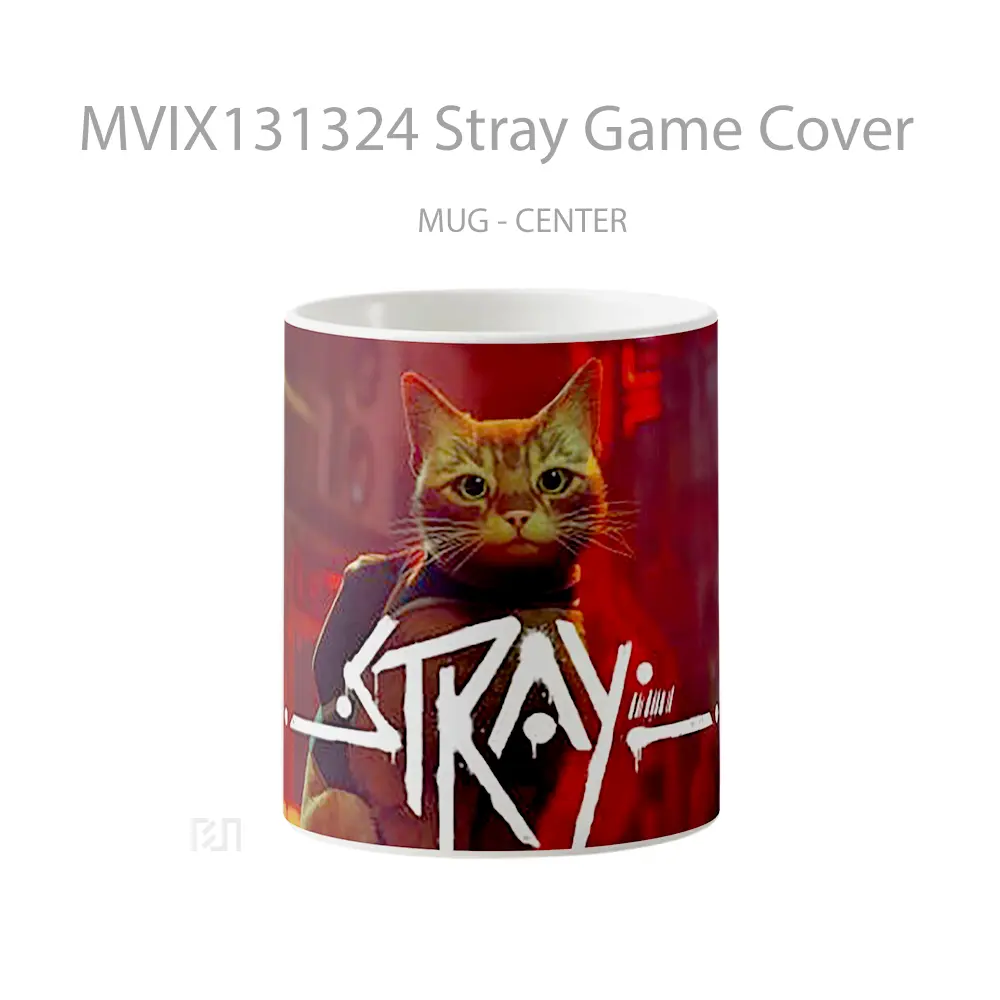 Mug Stray Game Cover Cangkir Gamer