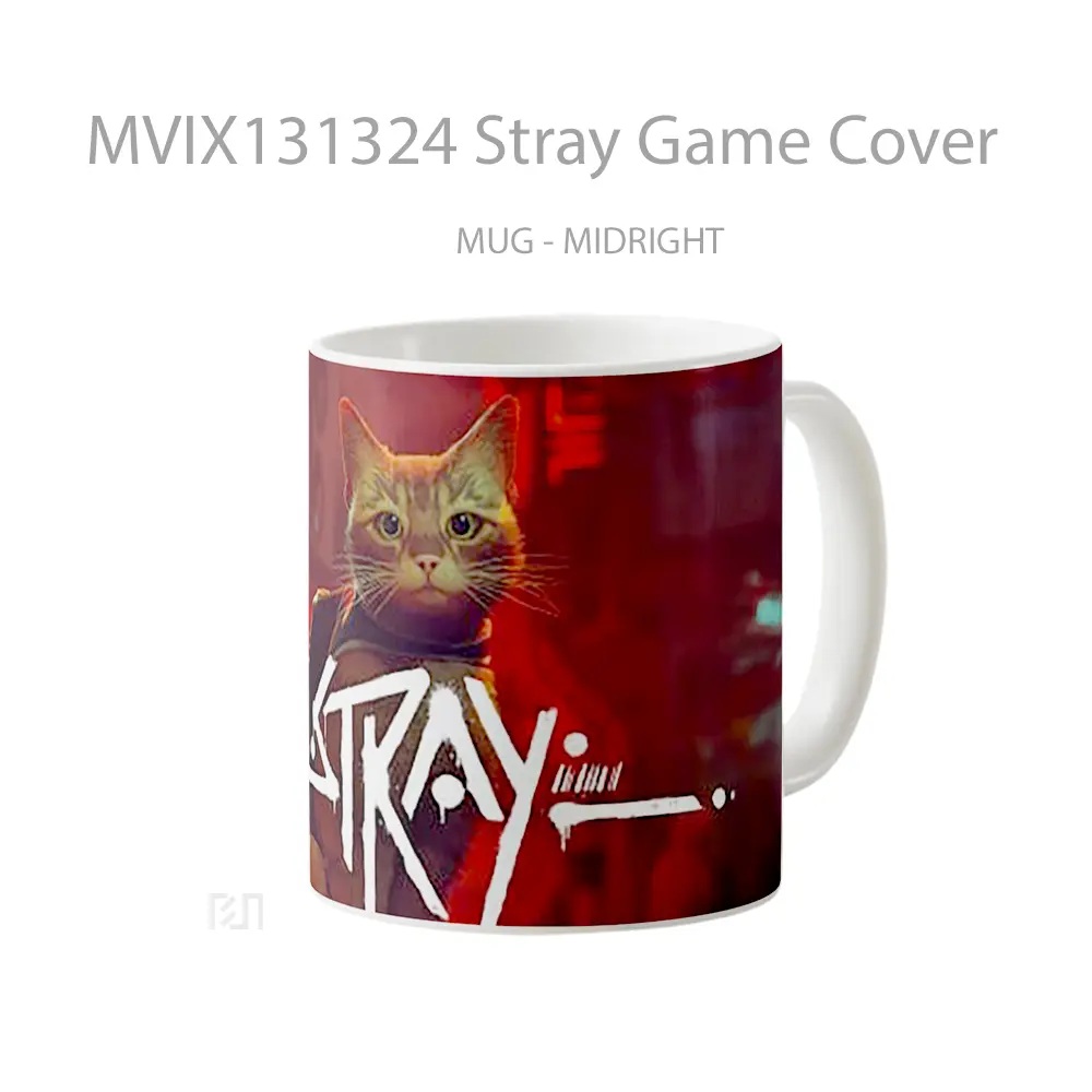 Mug Stray Game Cover Cangkir Gamer - All-side / Desain