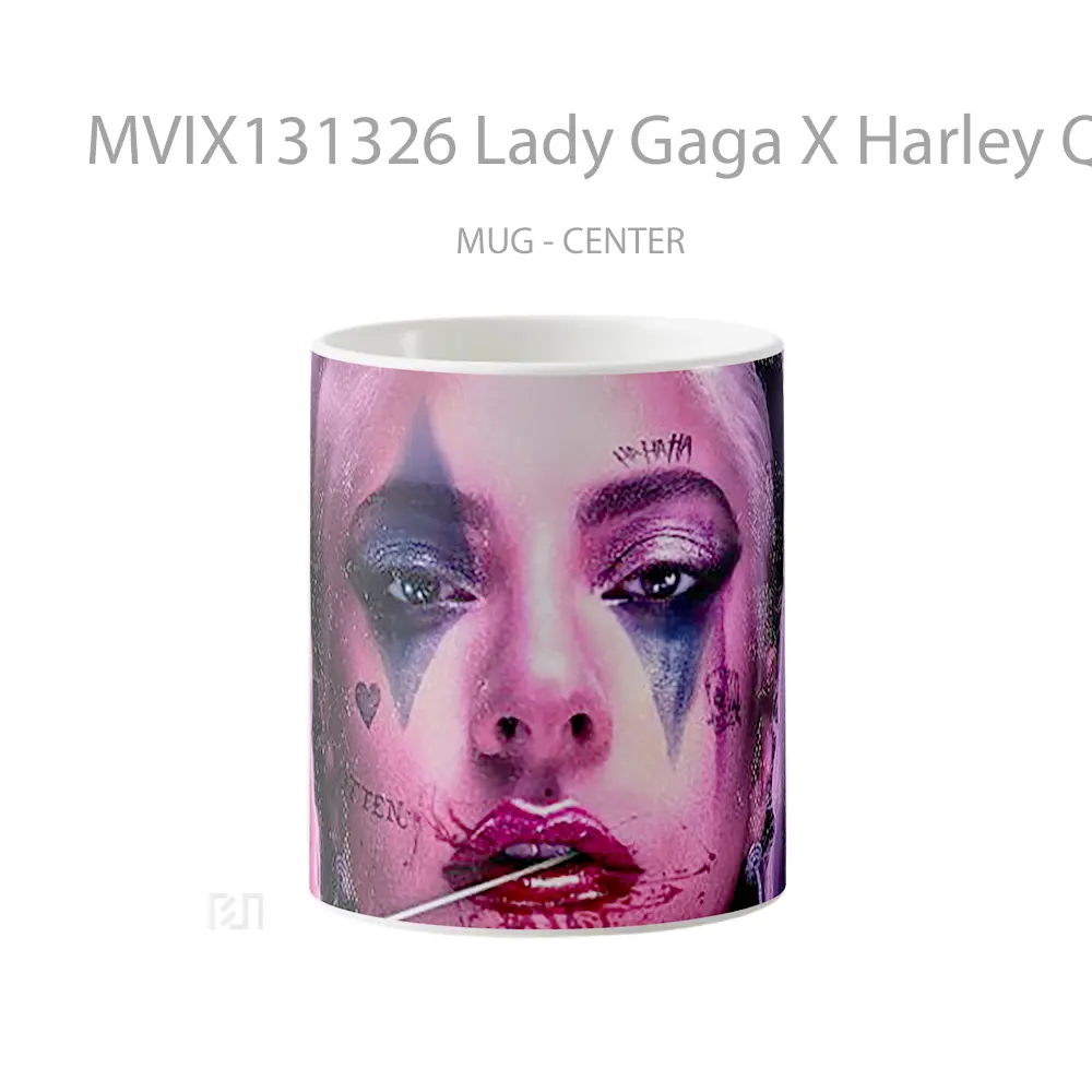 Mug Lady Gaga X Harley Quinn Gelas Selebriti
