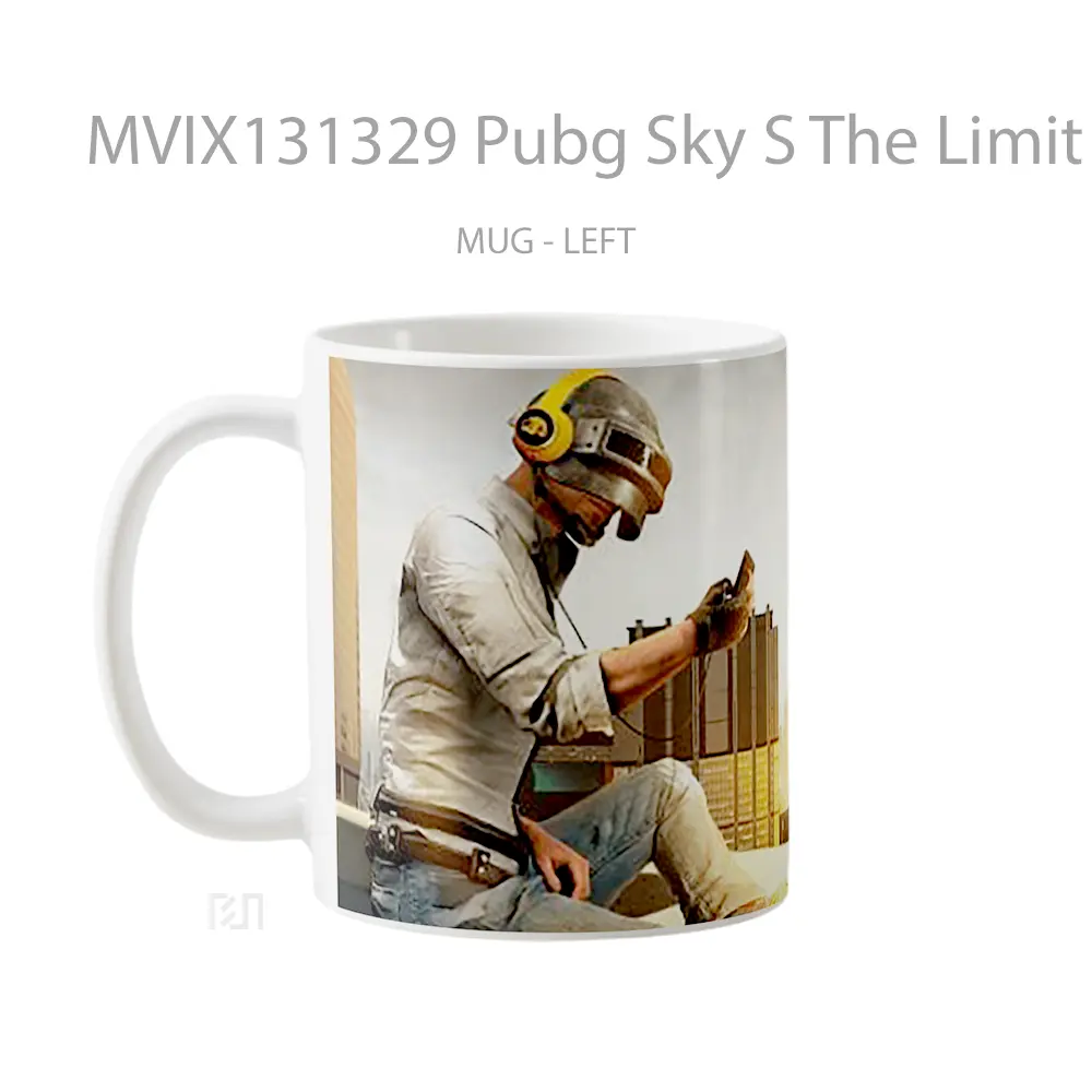 Mug Pubg Sky S The Limit Cangkir Gamer - All-side / Desain