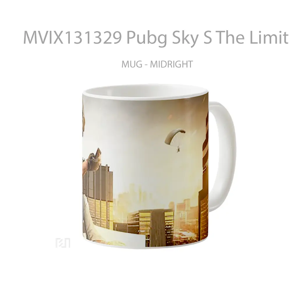 Mug Pubg Sky S The Limit Cangkir Gamer - All-side / Desain