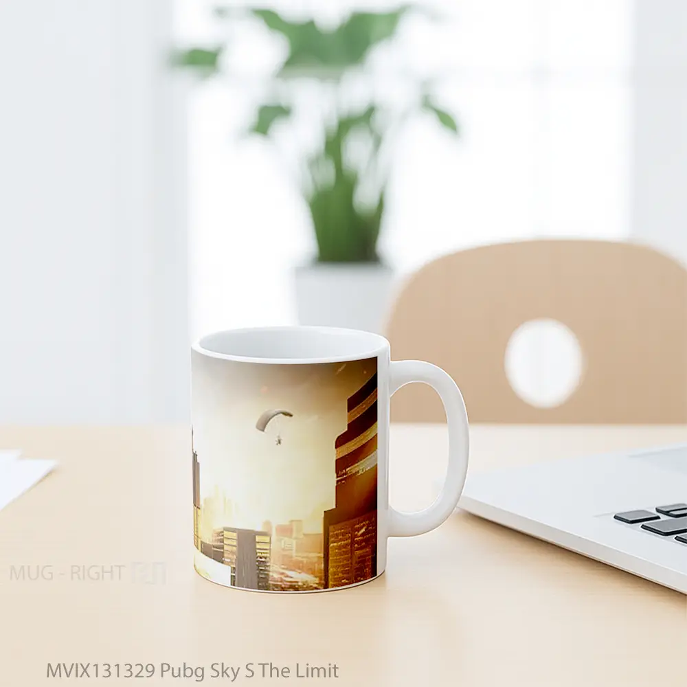 Mug Pubg Sky S The Limit Cangkir Gamer - All-side / Desain